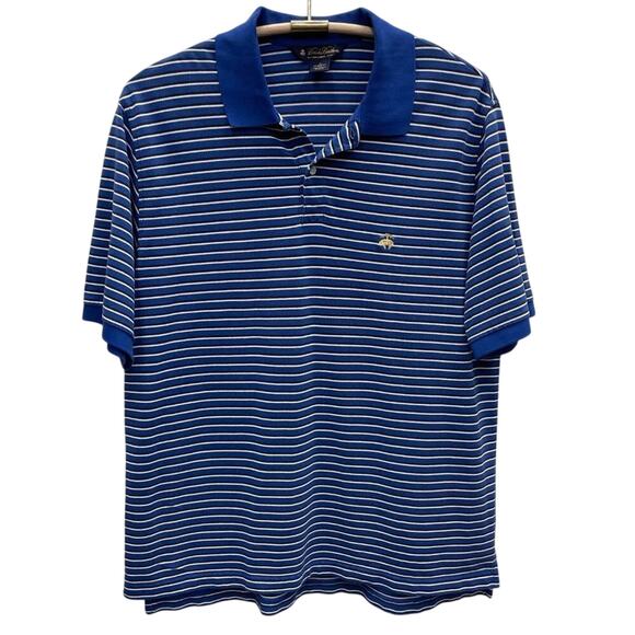 Brooks Brothers Stripe Mens Polo Size XL - Picture 1 of 8